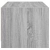vidaXL Coffee Table with Glass Doors Grey Sonoma 68x50x42 cm