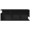 vidaXL Wall Cabinet 80x20x30 cm Black Engineered Wood