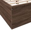 vidaXL Bed Frame without Mattress Brown Oak 160x200 cm