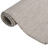 vidaXL Outdoor Flatweave Rug 80x250 cm Light Grey