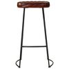 vidaXL Gavin Bar Stools 2 pcs Dark Brown 44x37.5x78 cm