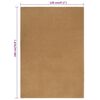 vidaXL Rug 120x180 cm Jute Rectangular