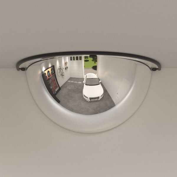 vidaXL Half Domed Traffic Mirrors 2 pcs Ø40 cm Acrylic