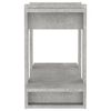vidaXL Book Cabinet/Room Divider Concrete Grey 80x30x51 cm
