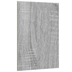 vidaXL Decor Panels 12 pcs Grey Sonoma 15 x 21 x 0.27 cm