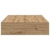 vidaXL Storage Bed Frame Artisan Oak 120 x 200 cm Engineered Wood