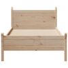 vidaXL Bed Frame without Mattress 90x200 cm Solid Wood Pine