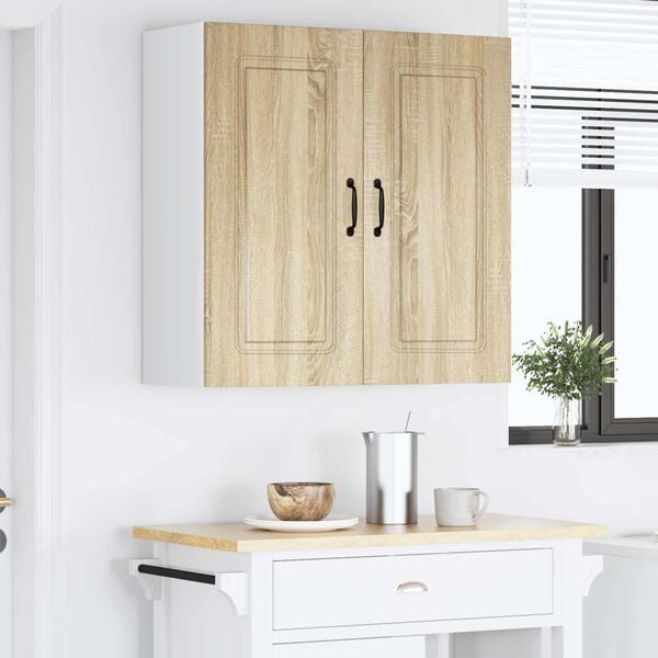 vidaXL Kitchen Cabinet with Storage Kalmar Sonoma Oak 80 x 31 x 80 cm