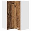 vidaXL Hanging Cabinet with Storage Old Wood and White 57 x 57 x 80 cm
