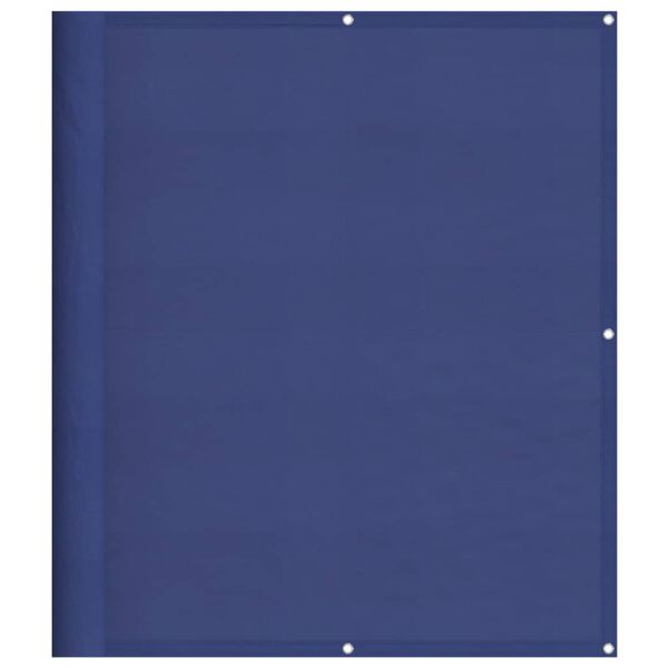 vidaXL Balcony Screen Blue 120x800 cm 100% Polyester Oxford