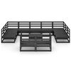 vidaXL 12 Piece Garden Lounge Set Solid Pinewood