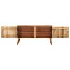 vidaXL Sideboard Solid Mango Wood 110x30x60 cm