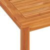 vidaXL 5 Piece Garden Dining Set Solid Wood Teak