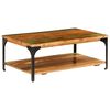 vidaXL Coffee Table | Multicolour | Solid reclaimed wood and powder-coated steel