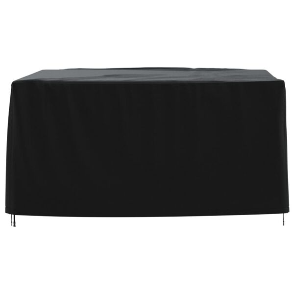 vidaXL Garden Furniture Cover Black 200x165x80 cm 420D Oxford