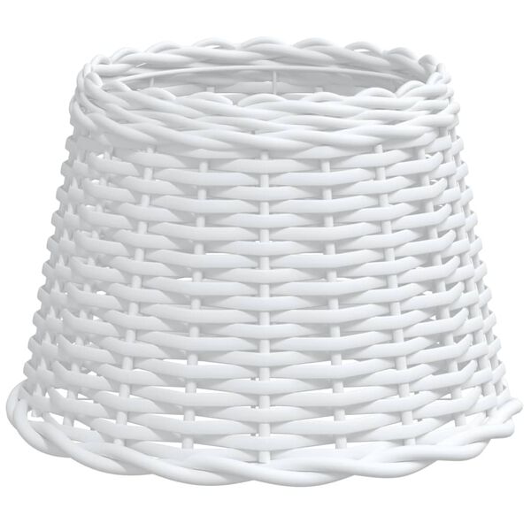 vidaXL Lamp Shade White &Oslash;30x20 cm Wicker
