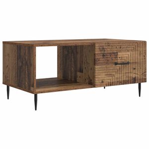 vidaXL Coffee Table Old Wood 90 x 50 x 40 cm Engineered Wood