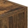 vidaXL Bedside Table Smoked Oak 30.5 x 27 x 59.5 cm Engineered Wood