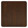 vidaXL Bistro Table Dark Ash 70x70x107 cm