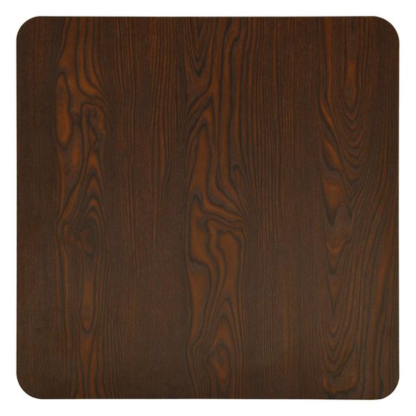 vidaXL Bistro Table Dark Ash 70x70x107 cm