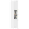 vidaXL Bathroom Cabinet White 30x30x183.5 cm Engineered Wood