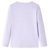 Kids' T-shirt with Long Sleeves Light Lilac 140