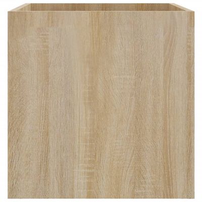 vidaXL Planter Box Sonoma Oak 40x40x40 cm Engineered Wood