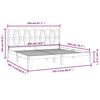 vidaXL Bed Frame without Mattress Black Solid Wood 200x200 cm (810041+818644)