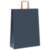vidaXL Paper Bags 250 pcs with Handles Blue 32x12x42 cm