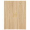 vidaXL Wall Mounted Cabinets 2 pcs Sonoma Oak 69.5x34x90 cm