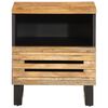 vidaXL Bedside Cabinets 2 pcs 40x33x46 cm Solid Wood Rough Mango