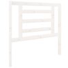 vidaXL Bed Headboard White 96x4x100 cm Solid Wood Pine