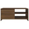 vidaXL Coffee Table Brown Oak 102x50x45 cm Engineered Wood