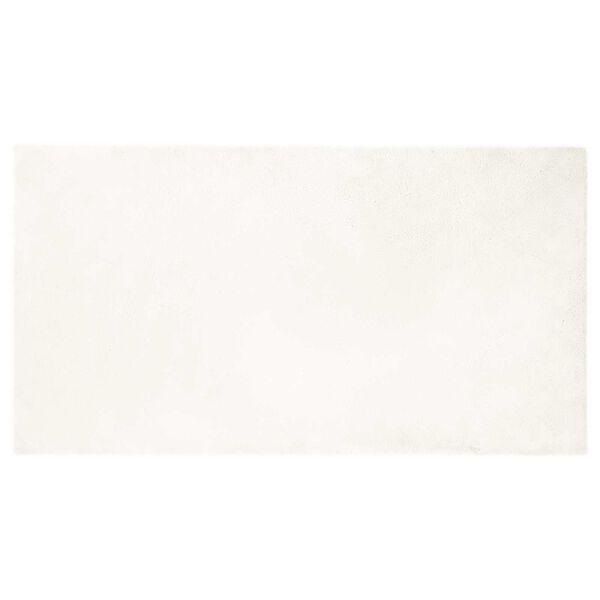 vidaXL Faux Rabbit Fur Rug Olite Cream 60 x 110 cm Polyester