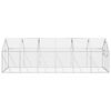 vidaXL Aviary Silver 1.79x6x1.85 m Aluminium