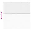vidaXL Venetian Blinds Height Adjustable White 130 x 130 cm Aluminium