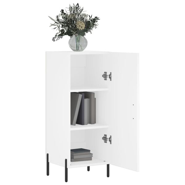 vidaXL Sideboard White 34.5x34x90 cm Engineered Wood