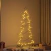 vidaXL Metal Christmas Tree with Stand Black 150 cm Steel