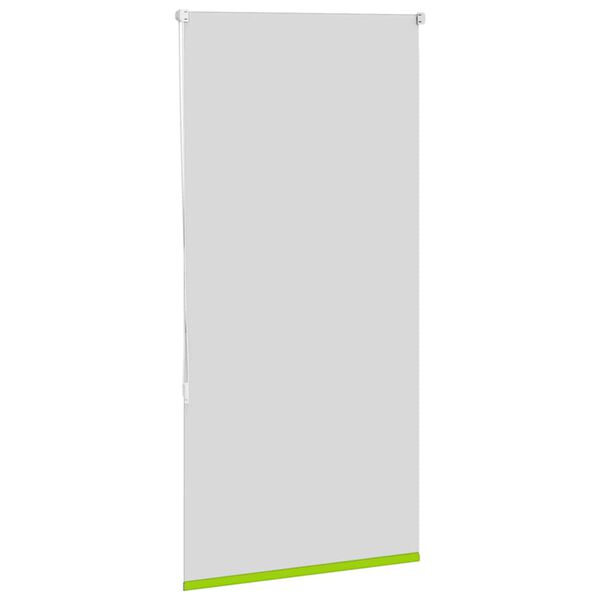 vidaXL Roller Blind Blackout Leaves Green 75x130 cm Fabric Width 70.7 cm Polyester