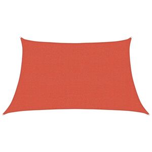 vidaXL Sunshade Sail 160 g/m&sup2; Terracotta 3/4x2 m HDPE