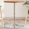 vidaXL Bar Table &Oslash;60x90.5 cm Solid Wood Beech