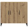 vidaXL Sideboard Artisan oak 90x34x80 cm Engineered Wood