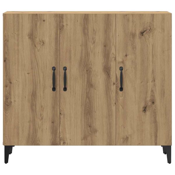 vidaXL Sideboard Artisan oak 90x34x80 cm Engineered Wood