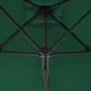 vidaXL Garden Parasol with Steel Pole 250x250 cm Green