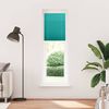 vidaXL Pleated Blind Petrol Green 65x200 cm Fabric Width 64.4 cm Polyester