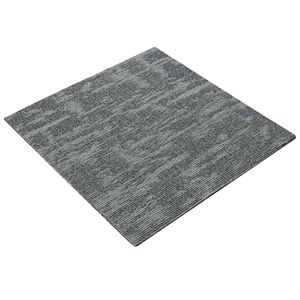 vidaXL Carpet Tile Rock Grey 50 x 50 cm 4 pcs PP and Bitumen