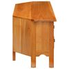 vidaXL TV Cabinet Natural 100 x 40.5 x 46 cm Solid Mahogany Wood
