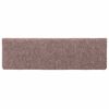 vidaXL Stair Mats Self-adhesive 30 pcs 65x21x4 cm Cream Rectangular Edge
