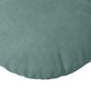 vidaXL Seat Cushions 2 pcs Sea Green Ø 30 x 13 cm Velvet