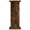 vidaXL Plant Stand Smoked Oak 33x33x80 cm Engineered Wood